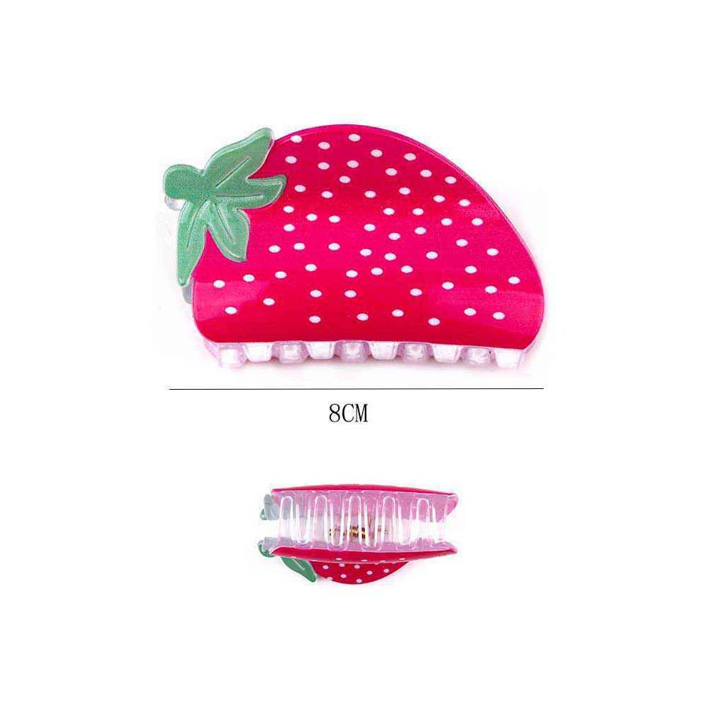 12PCS - Strawberry Hair Claw Clips